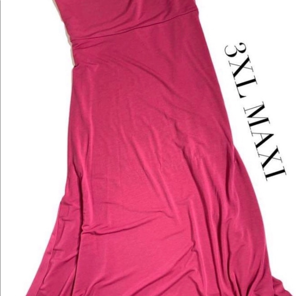3XL LuLaRoe Maxi Solid Pink